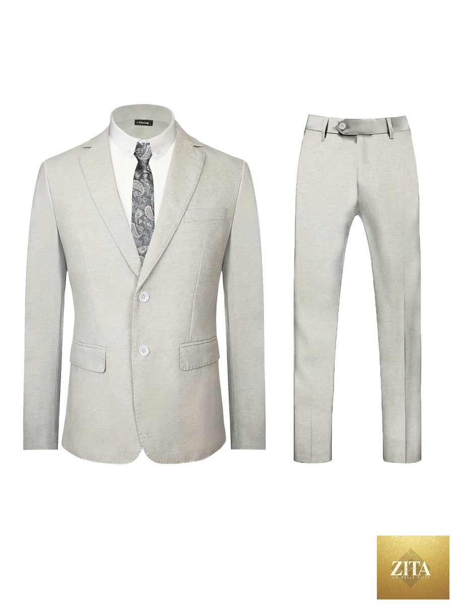 Men's fashionable suit by MANDOTOS, ideal for balls and banquets, featuring a tailored design and elegant style.