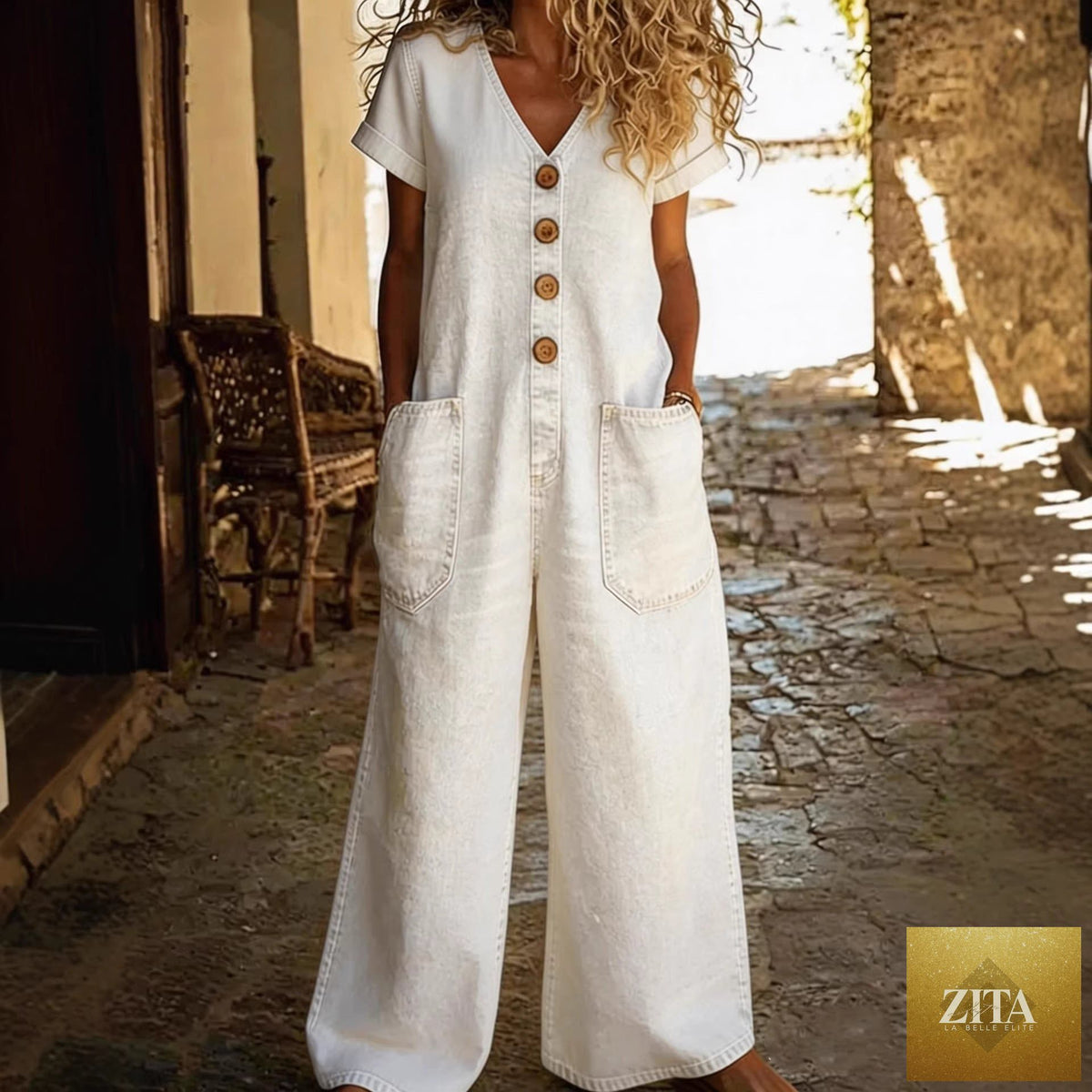 Printed midi suspender skirt by Zita La Belle Elite in four colors, styled with suspenders and a casual fit, available in sizes S–5XL.
