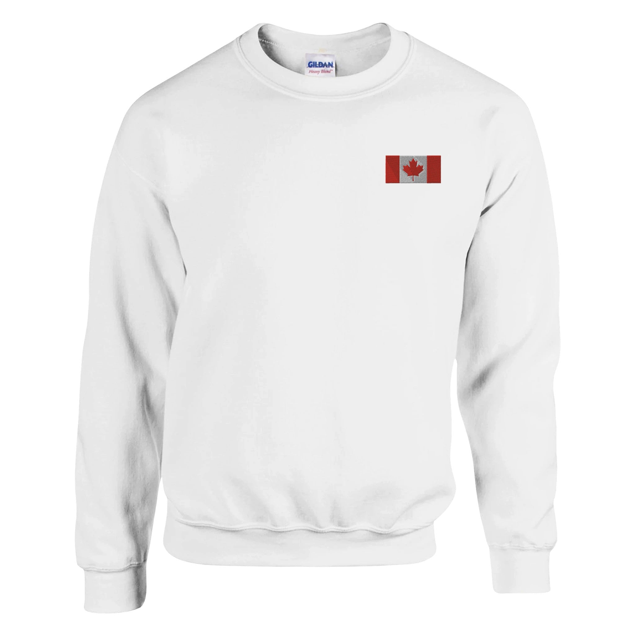 Sweat-shirt Drapeau du Canada en broderie Amethyst Clover