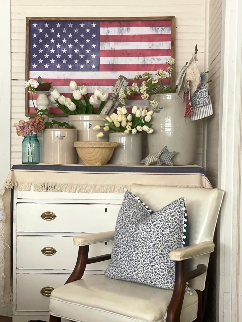 American Flag Framed Art