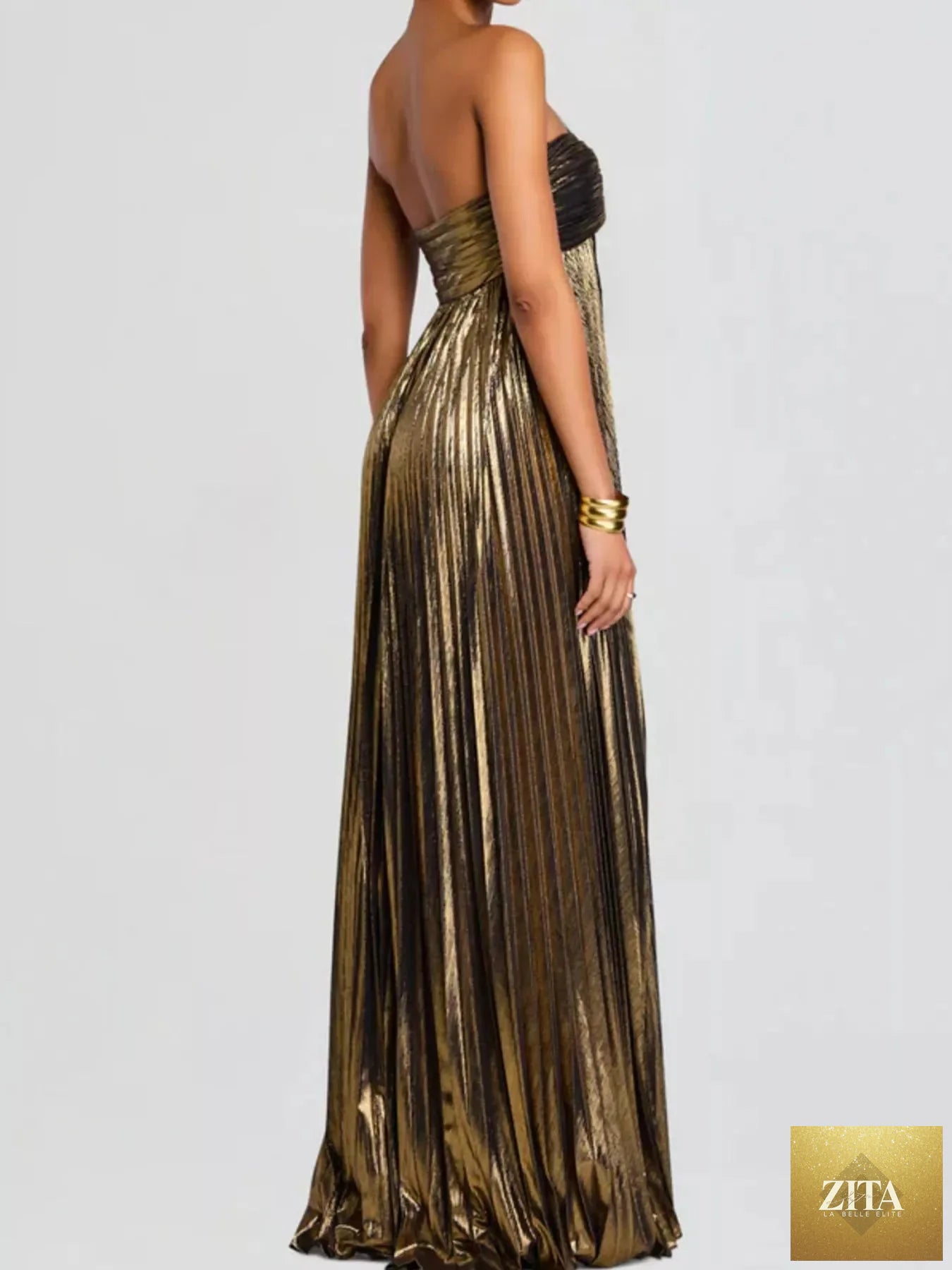 Sweetheart neck tube maxi dress by Shopiebay, featuring a fitted bodice and flowing skirt, perfect for elegant summer occasions.