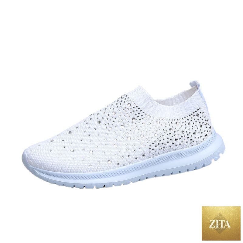 Women's color block mesh platform sneakers by Trendy Attic Store01 featuring breathable design and stylish athletic footwear.