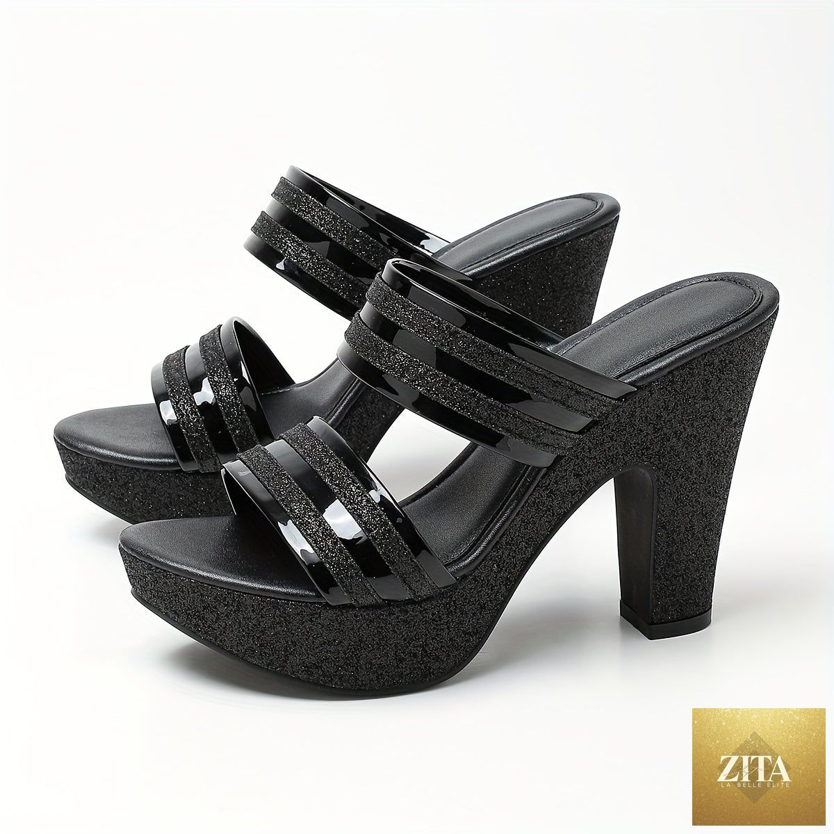 Women’s Elegant Comfort chunky heel shoes by Trendy Attic Store01 featuring stylish design and comfortable fit.