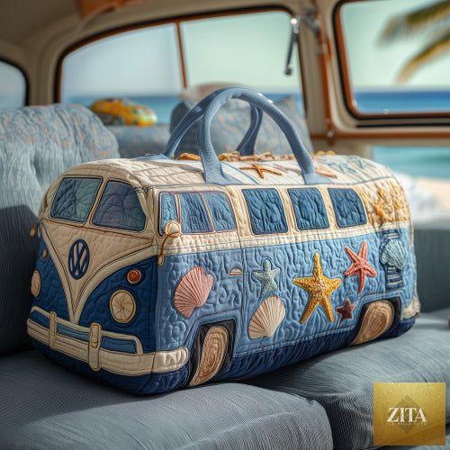 Social Buzz eSIMs short-distance quilted travel bag with embroidery, multifunctional sports and fitness bag, compact and stylish.
