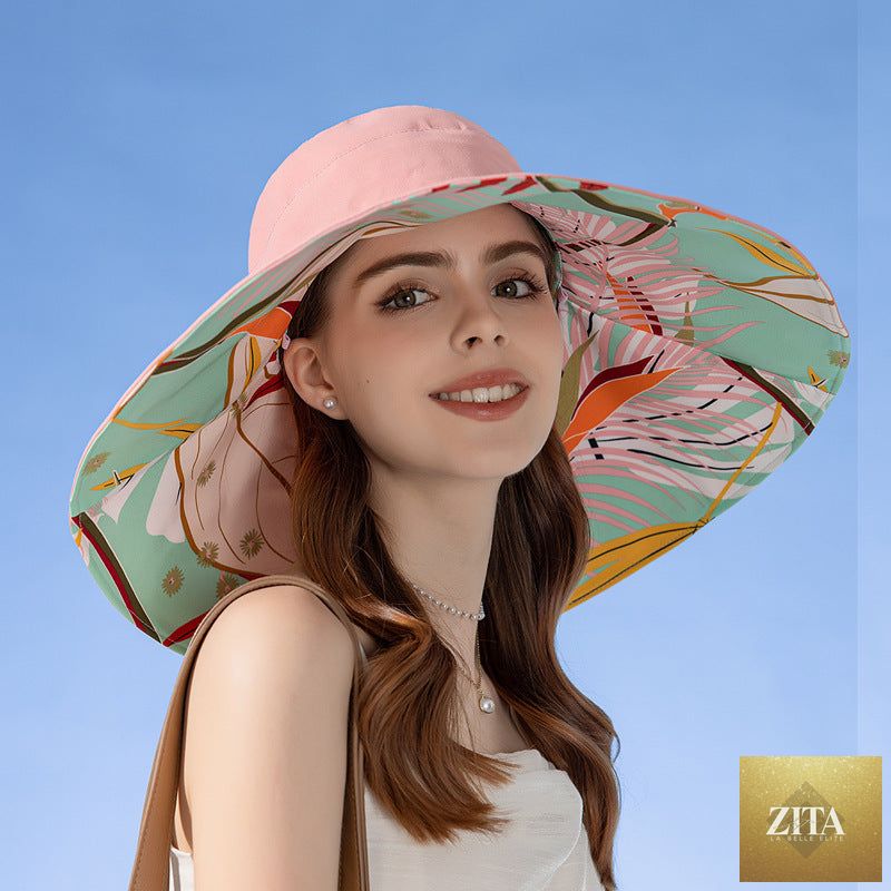 Double-sided Plus-sized Sun Hat