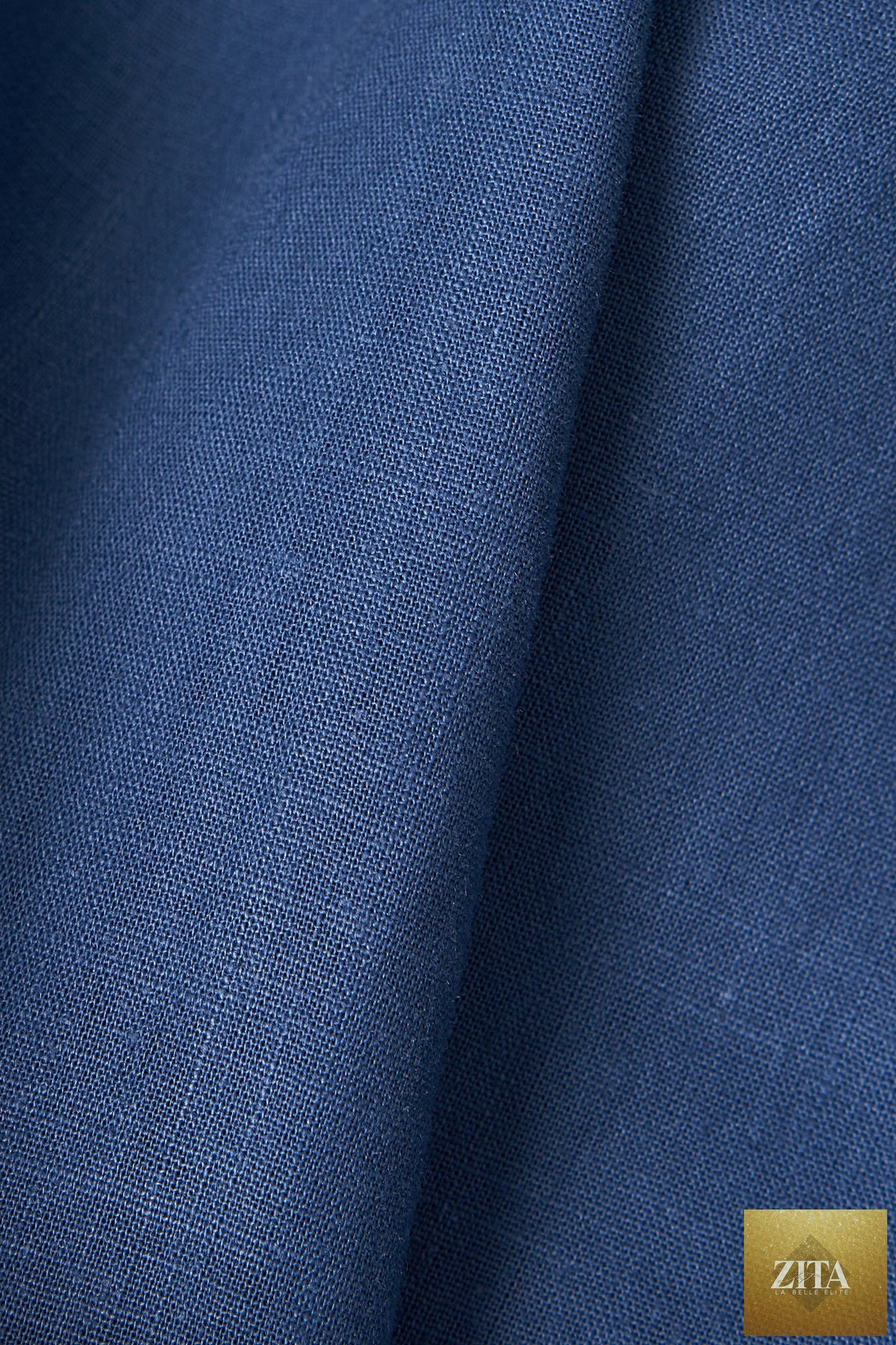 Bright Moons Slim Safari Coat in ocean blue, stylish lightweight coat with a tailored fit and classic safari design.