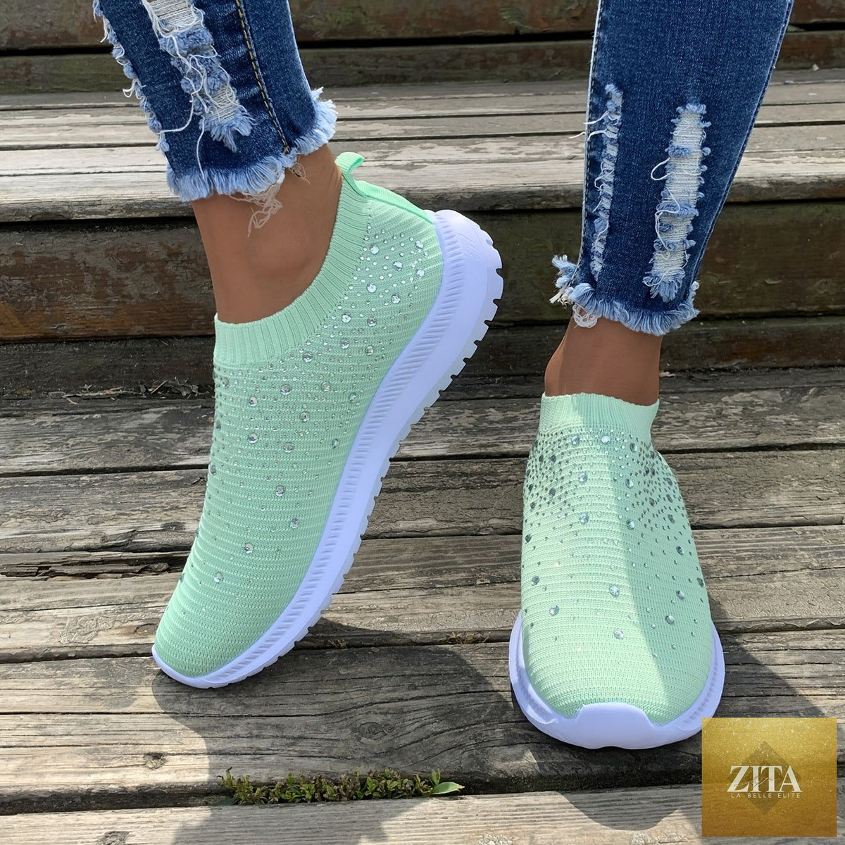 Women's color block mesh platform sneakers with breathable design and trendy style, ideal for casual wear.
