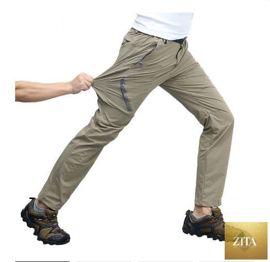 Zita La Belle Elite quick dry hiking pants in lightweight, breathable elastic casualwear for outdoor activities.