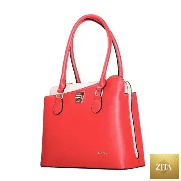 Femstylo LANY Colorblock bag set with a 3-piece wallet and pouch, featuring vibrant colorblock designs and sleek handbag styles