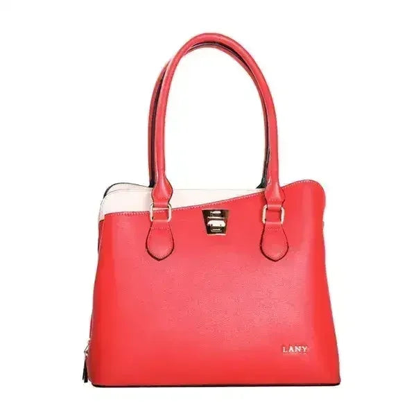 Femstylo LANY Colorblock Handbag Set with three wallets and pouches in vibrant colorblock design, stylish and versatile accessories.