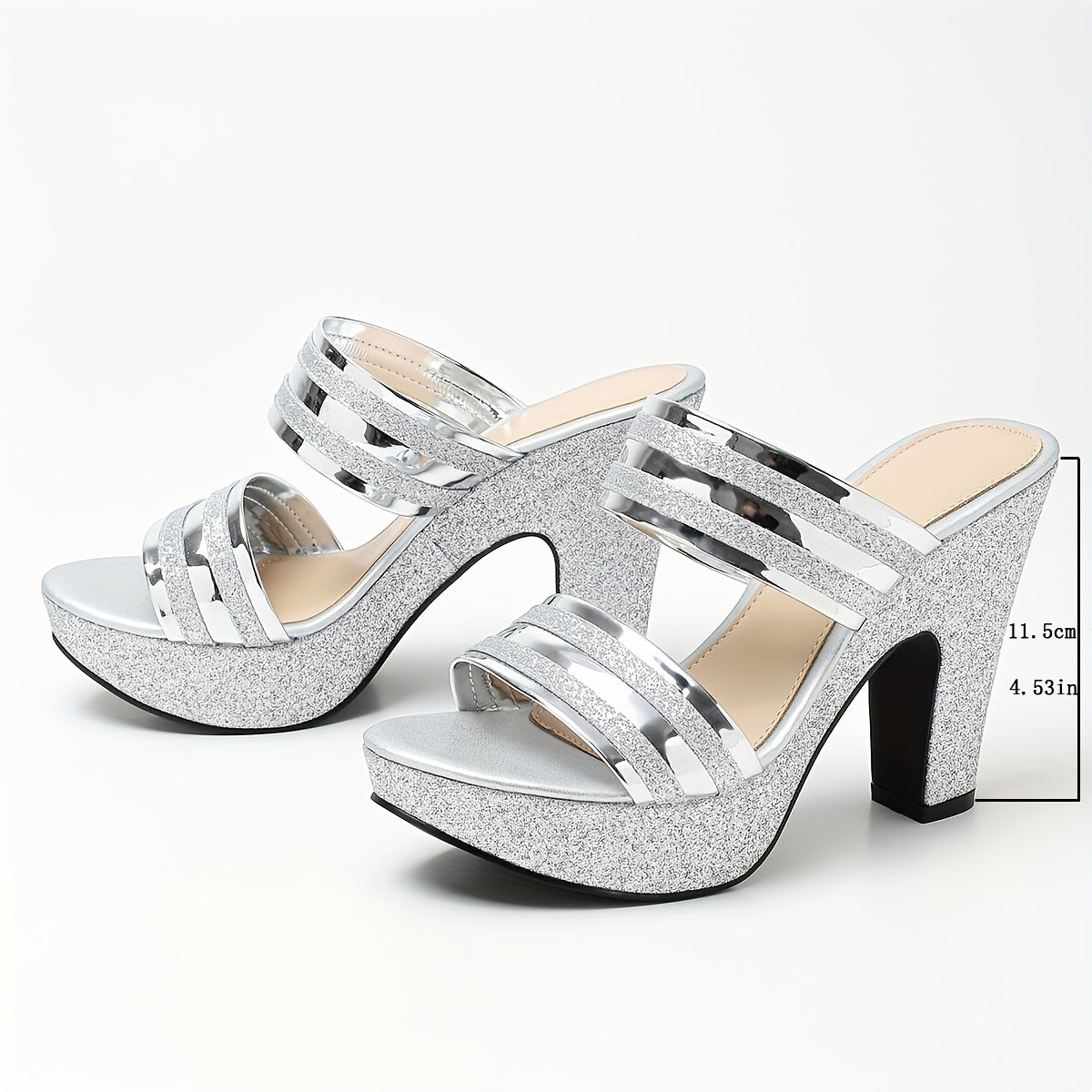 Elegant Comfort Style Chunky Heel