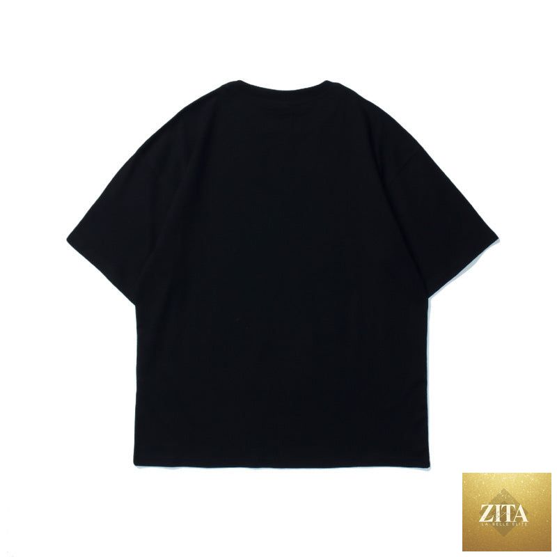 Urban Edge printed T-shirt by FitiqueFit featuring European and American streetwear style in bold, graphic design.