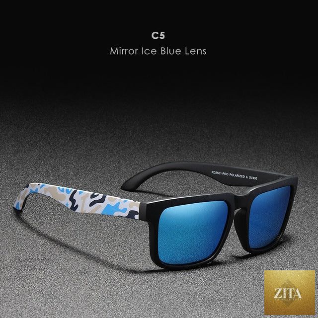 Round sports sunglasses by FitiqueFit in various colorful styles, featuring UV protection and lightweight design for active wear.