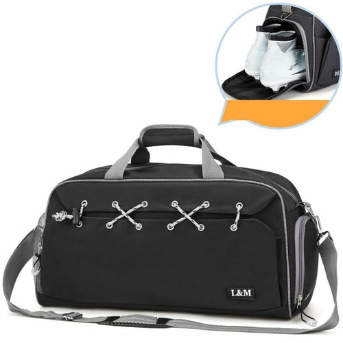 Sports Gym Travel Duffel Bag With Shoes Compartment