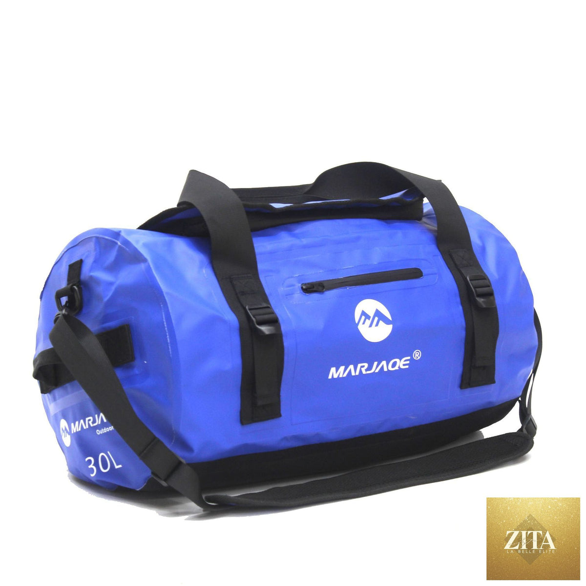 Waterproof sailing travel bag by Social Buzz eSIMs with durable straps and spacious interior for outdoor adventures.