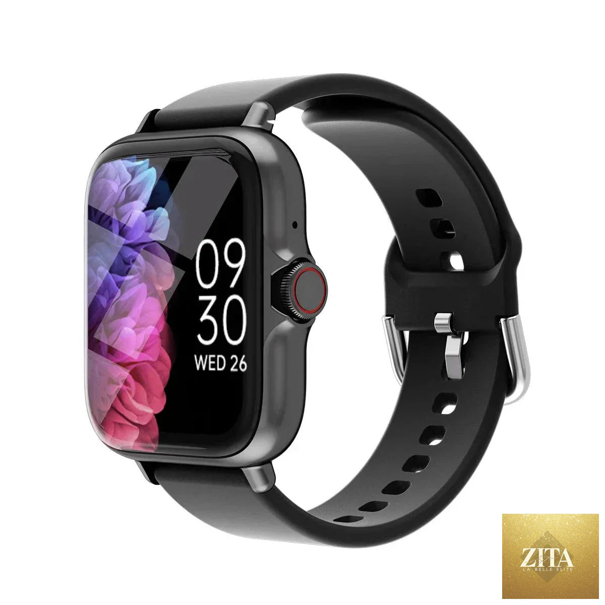 Mandotos waterproof smart watch with call, message alerts, sleep monitoring, and sports pedometer for iPhone and Android.