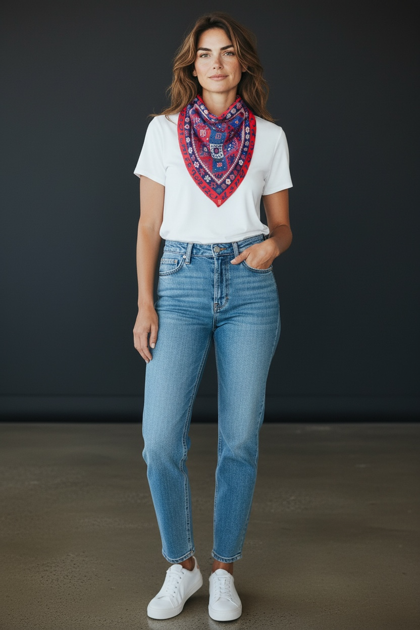 Armenian Alphabet #4 Silk Square Scarf