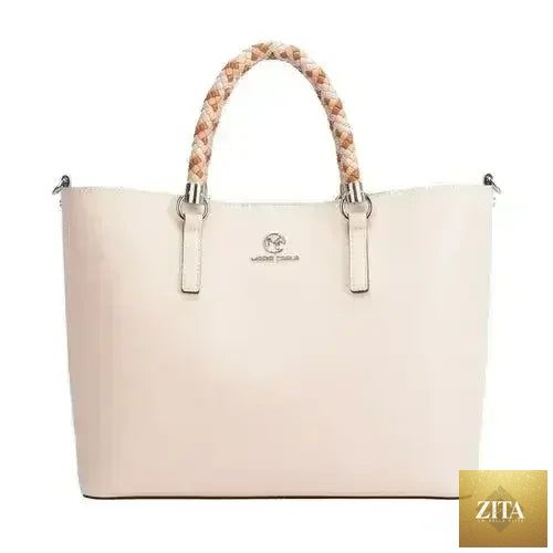 Luxurious Femstylo Maria Carla women's leather handbag with smooth leather, stylish and elegant for fashionable carry.