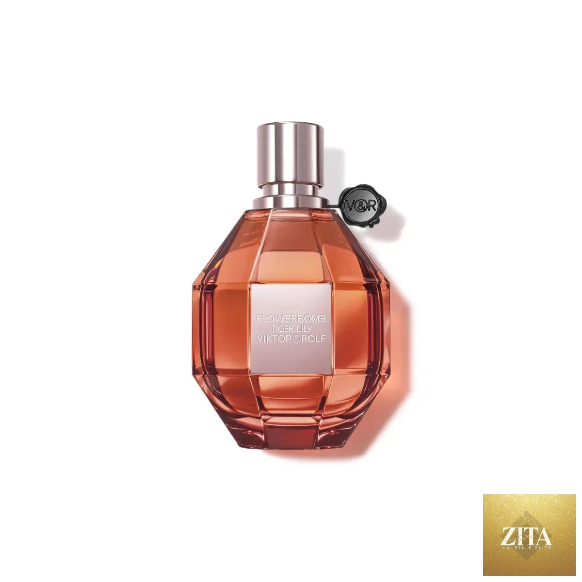 Mandotos Tiger Lily Essence parfum bottle by Viktor&Rolf, floral and fruity EDP with a sleek 3.4 oz design.
