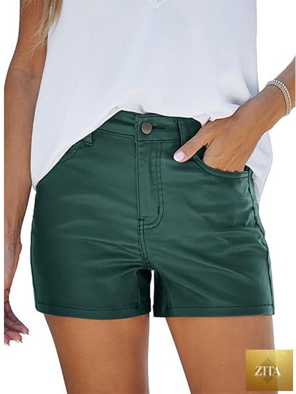 Tight High Waist Women's Fashion Shorts