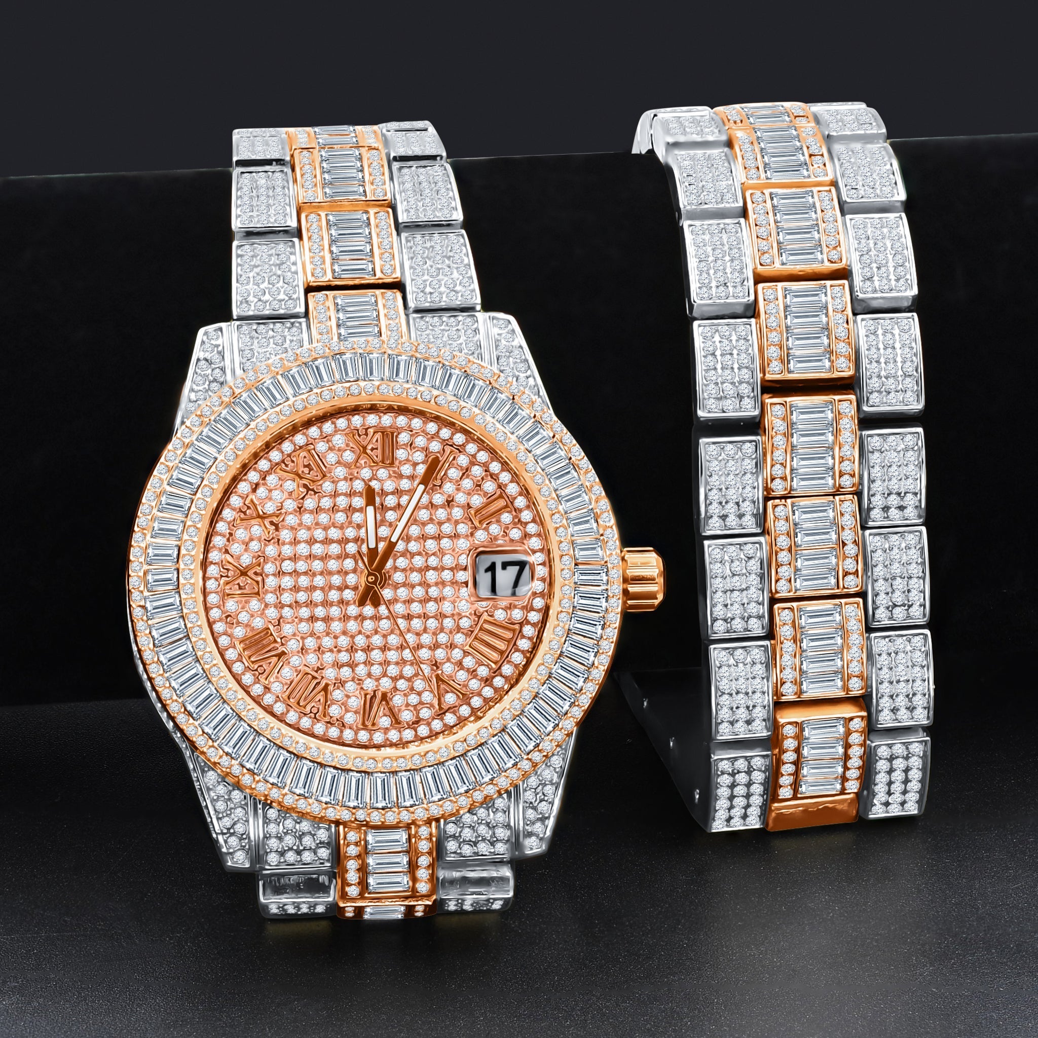OYSTER CRYSTAL STONES WATCH SET | 5307518 Lilac Quartz