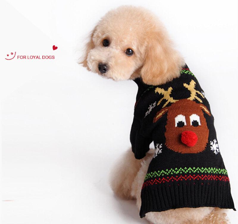 Winter Wonderland Pet Sweater: Cozy Christmas Fashion For Cats And White Diomedes