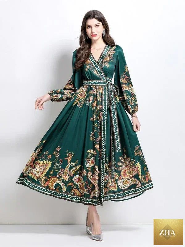 Femstylo women's long maxi dress featuring a flowing silhouette and stylish design, perfect for elegant occasions.