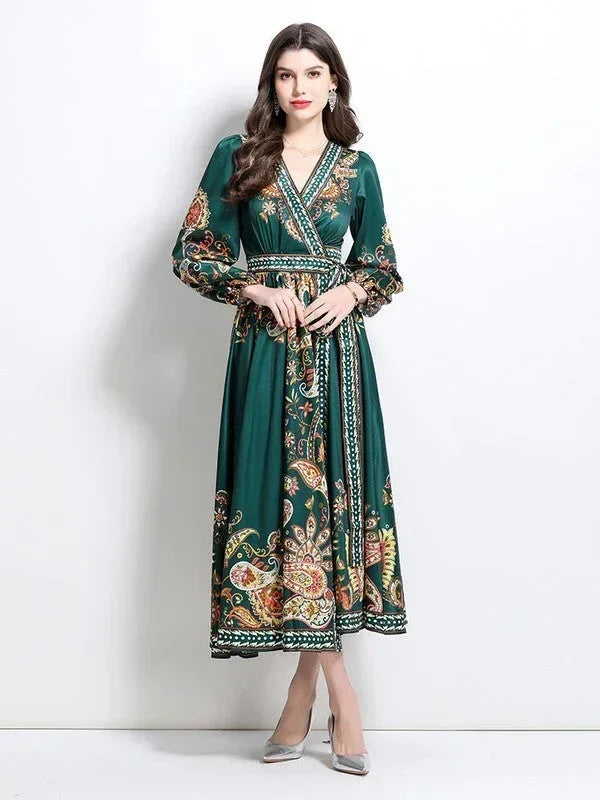 Femstylo women's long maxi dress featuring a flowing design and elegant style, perfect for fashionable women.