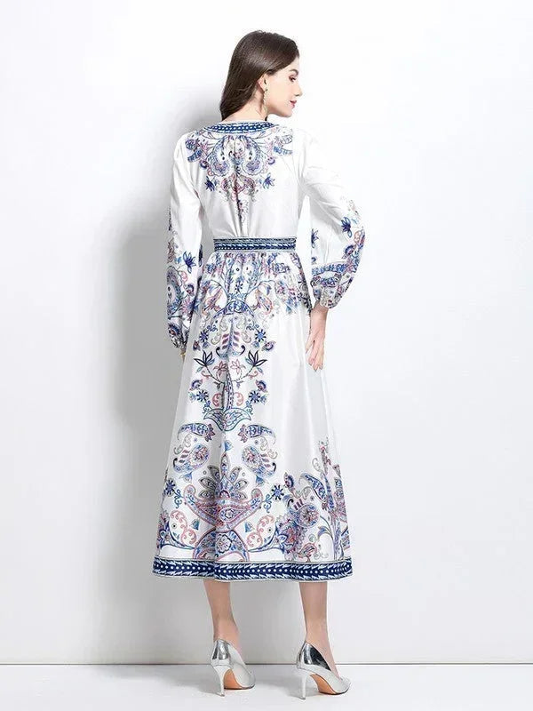 Femstylo women's long maxi dress featuring flowing fabric and elegant design, perfect for stylish casual or formal wear.
