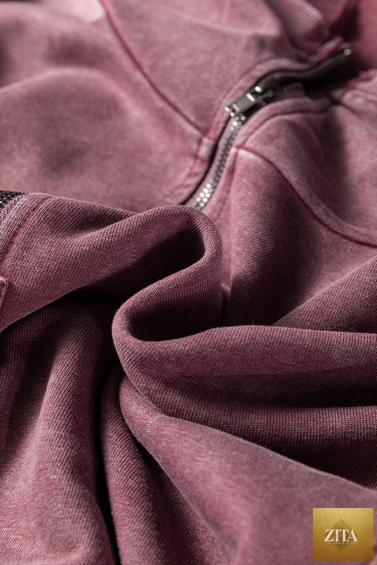 Black half zip kangaroo pocket mineral wash hoodie from Wild and Free Boutique, featuring a relaxed baggy fit and casual style.