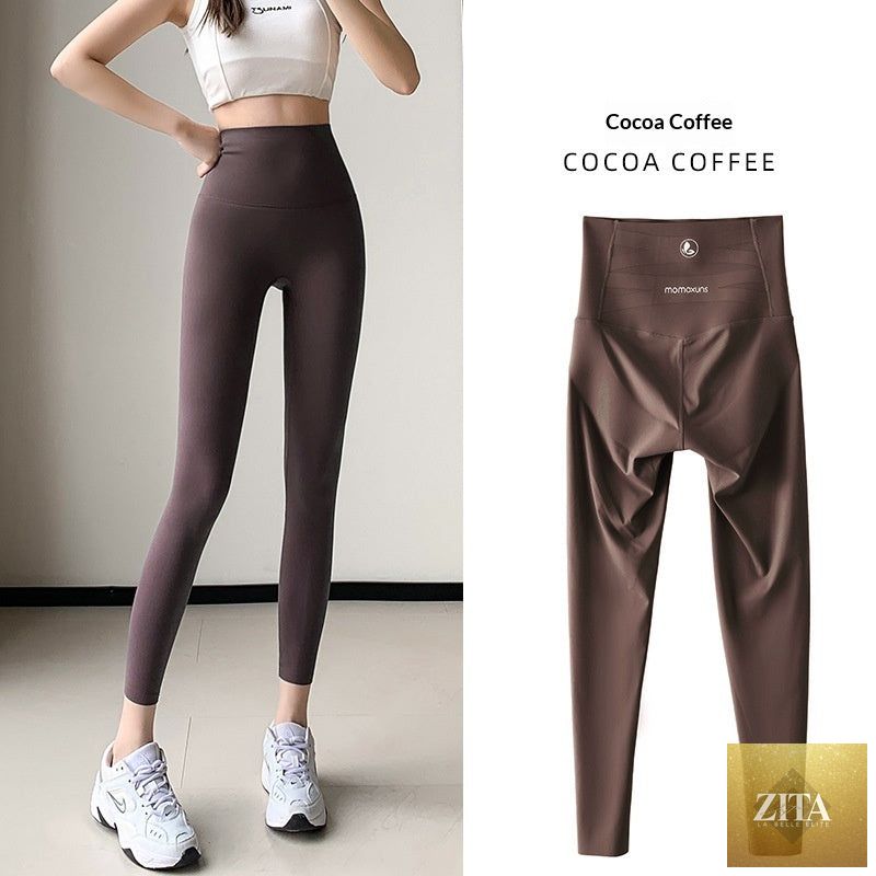 Women's shark print leggings by My Store, lightweight and thin outerwear perfect for spring and fall, showcasing a sleek, stretchy fit.