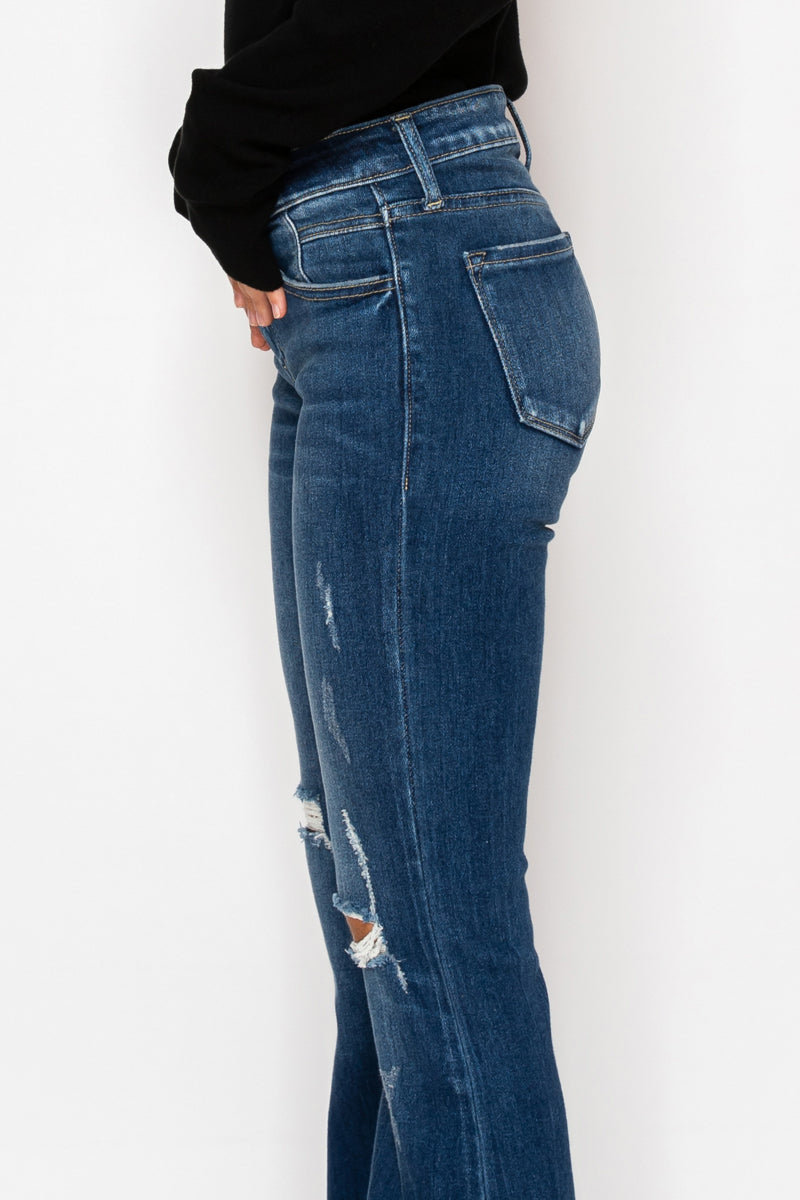 Margaret Low Rise Stretch Vintage Flare Jeans (Reg & Plus)