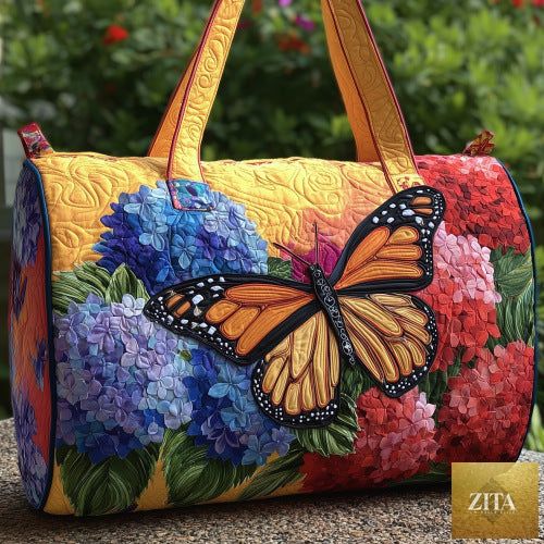 Social Buzz eSIMs quilted travel tote bag with embroidery, designed for short-distance trips and multifunctional sports and fitness use.