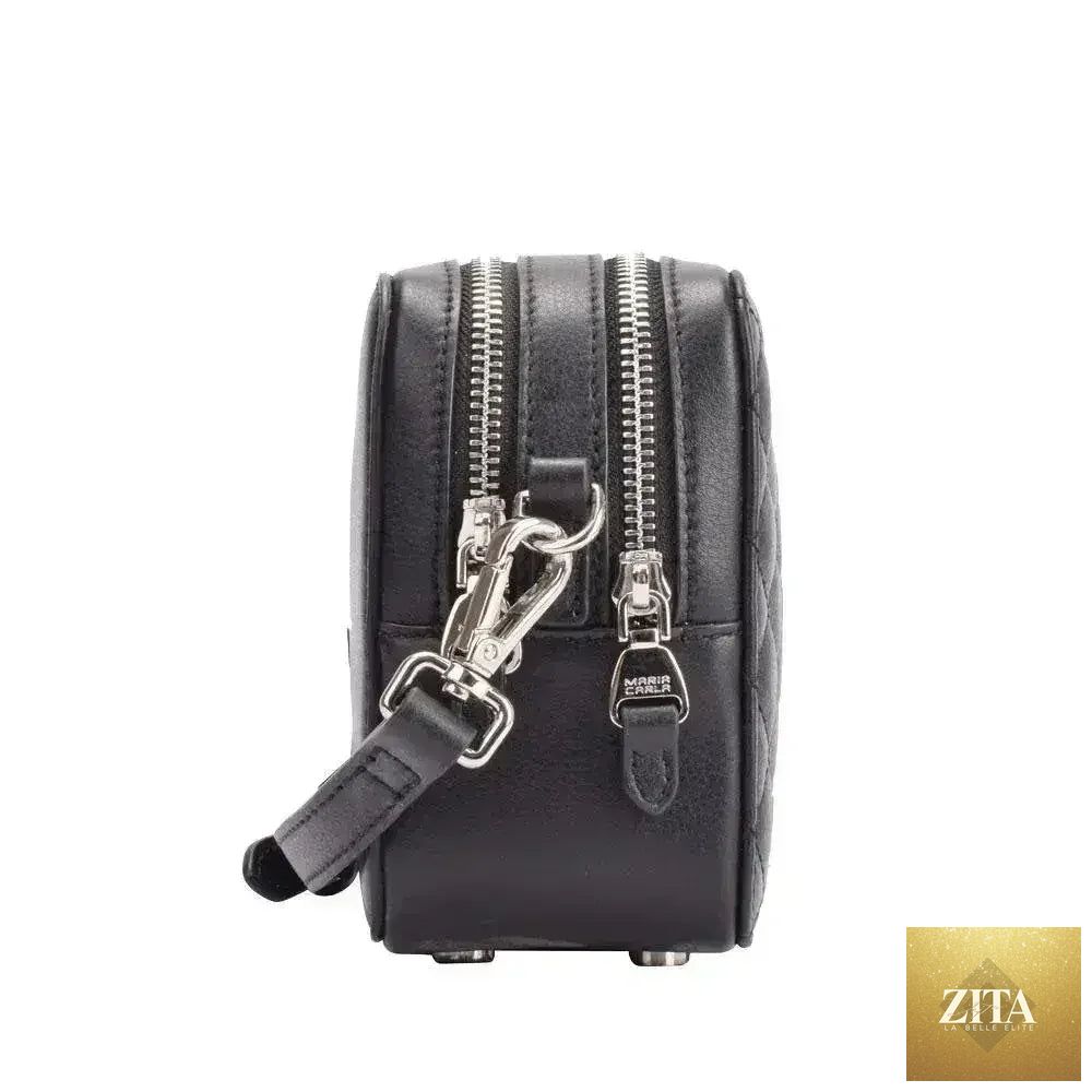 Luxurious Femstylo Maria Carla small leather handbag with smooth texture, stylish women's fashion accessory.