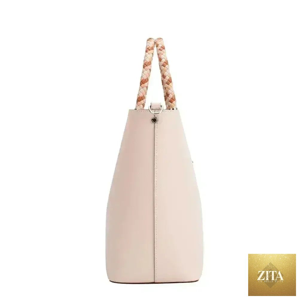 Luxurious Femstylo Maria Carla leather handbag with smooth leather surface, stylish for women's fashion accessories.