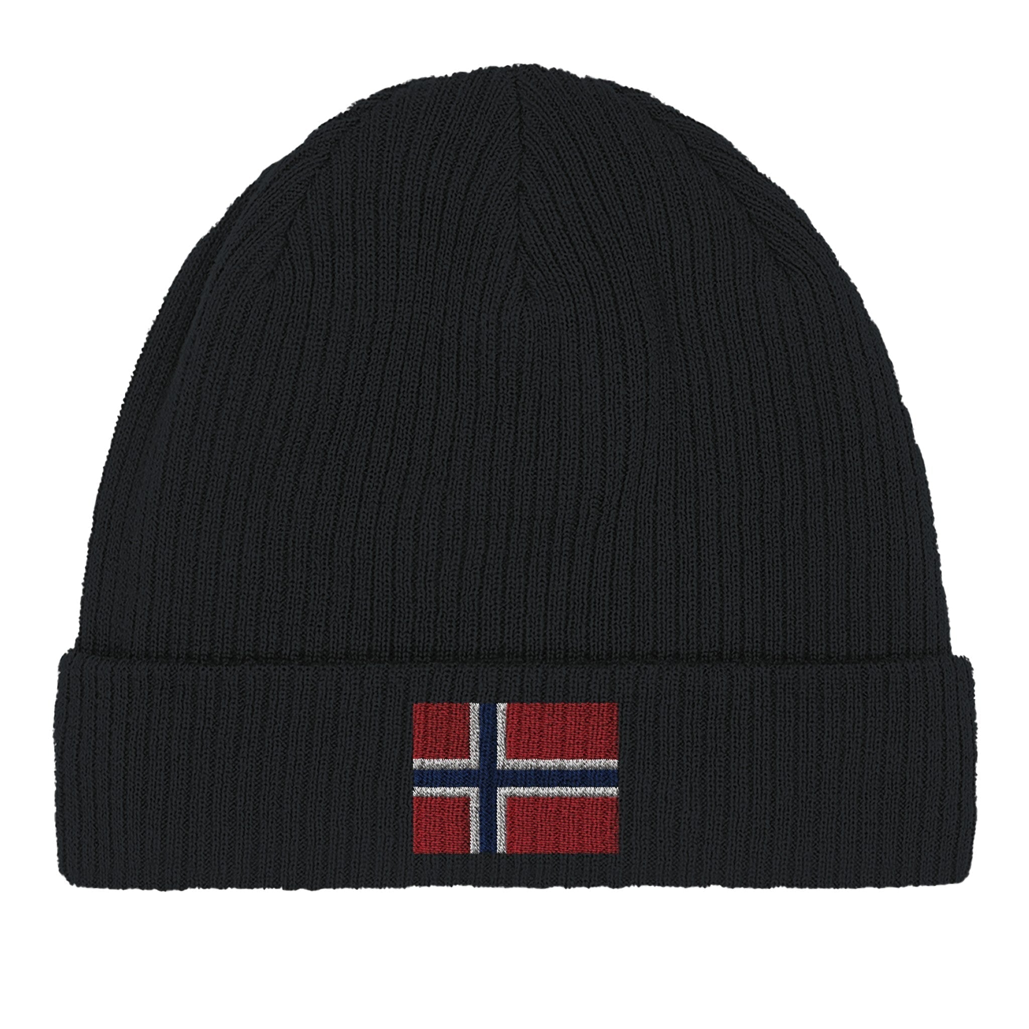 Bonnet en coton Drapeau du Svalbard et de Jan Mayen Amethyst Clover