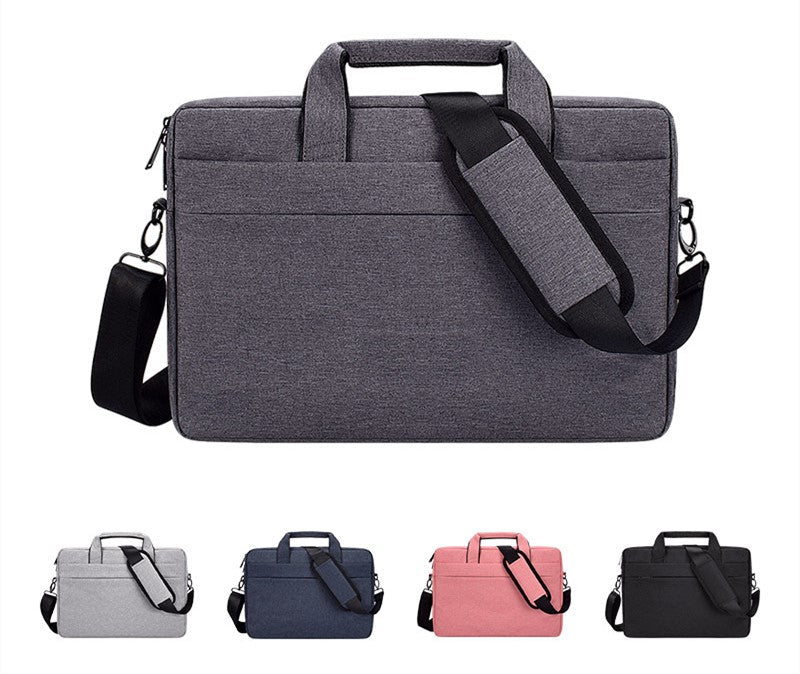 Black FLIPSTYLEZLLC laptop shoulder bag with padded strap and multiple compartments for carrying a portable computer.
