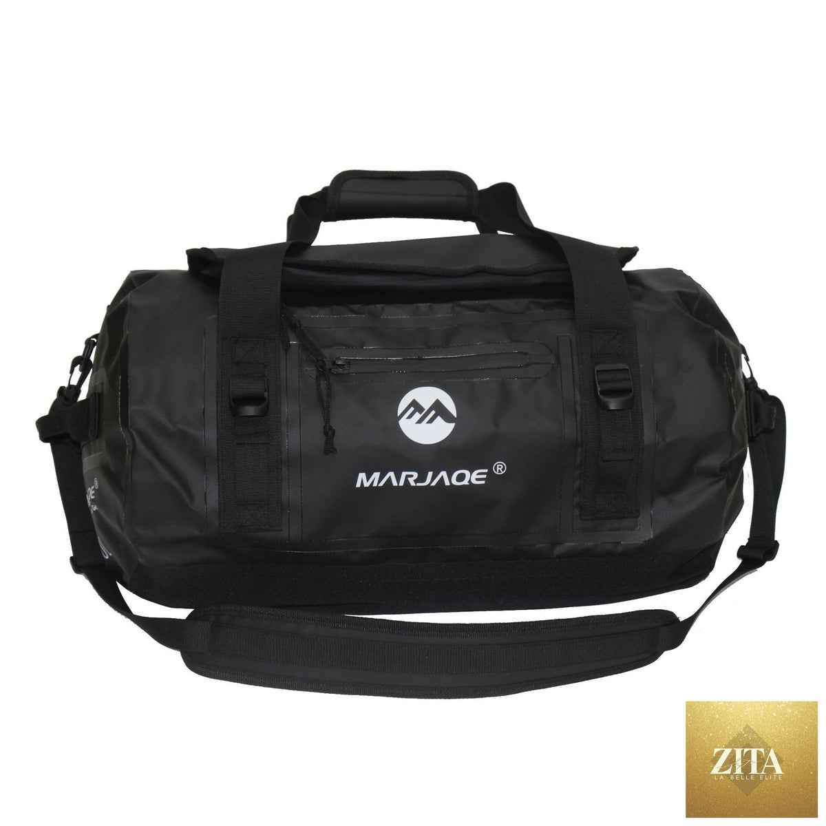 Waterproof sailing travel bag by Social Buzz eSIMs with sturdy handles and waterproof zippers, ideal for marine adventures.