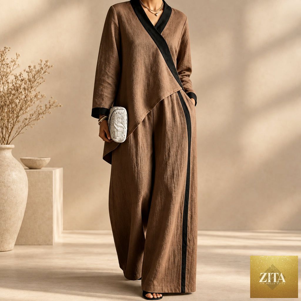 Women's 2-Piece Colour-Block Set