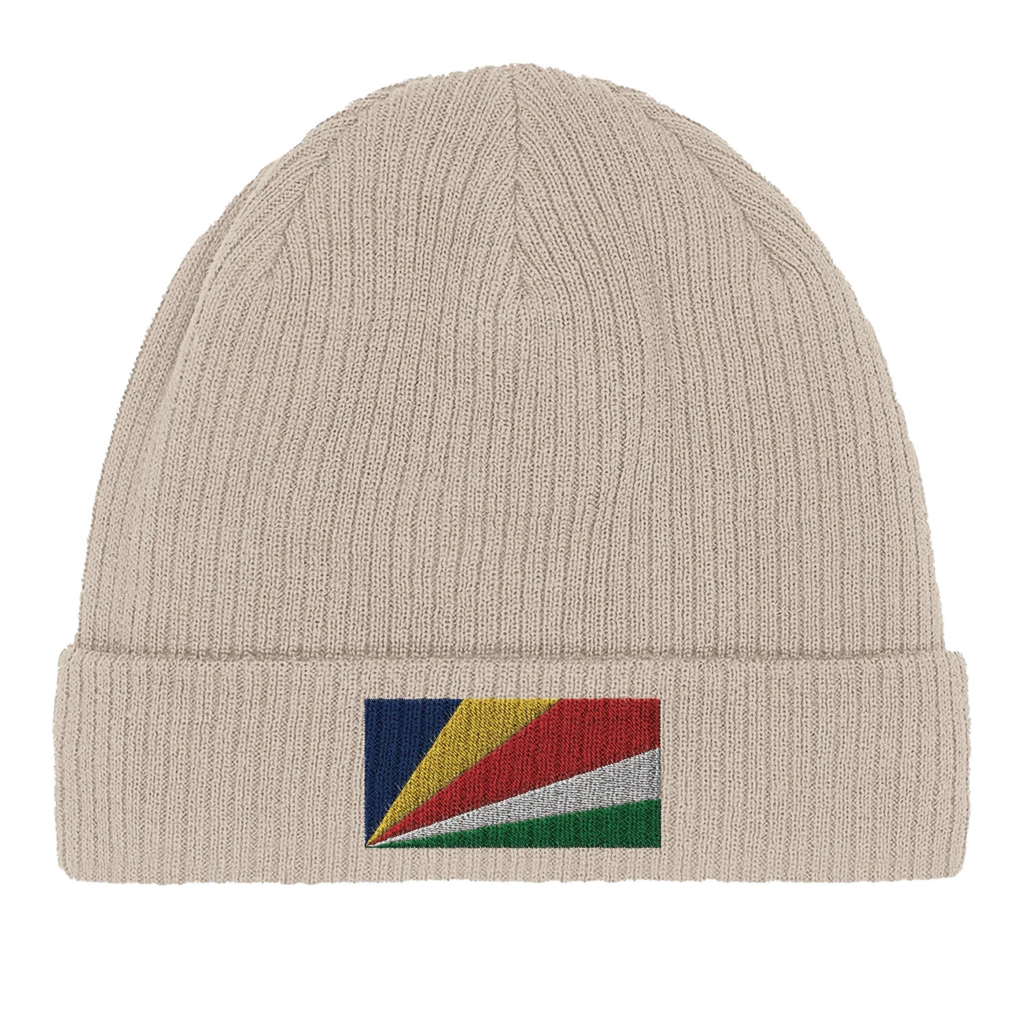 Bonnet en coton Drapeau des Seychelles Amethyst Clover