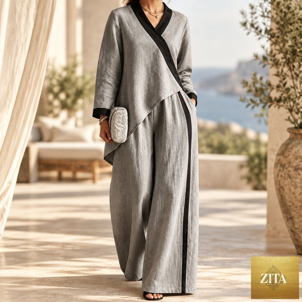 Women's 2-Piece Colour-Block Set