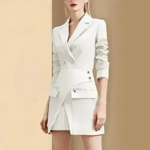 Femstylo OL Office Lady Suit Royal Edge Haute Edition 25 skirt and blazer set, stylish matching business outfit for women.