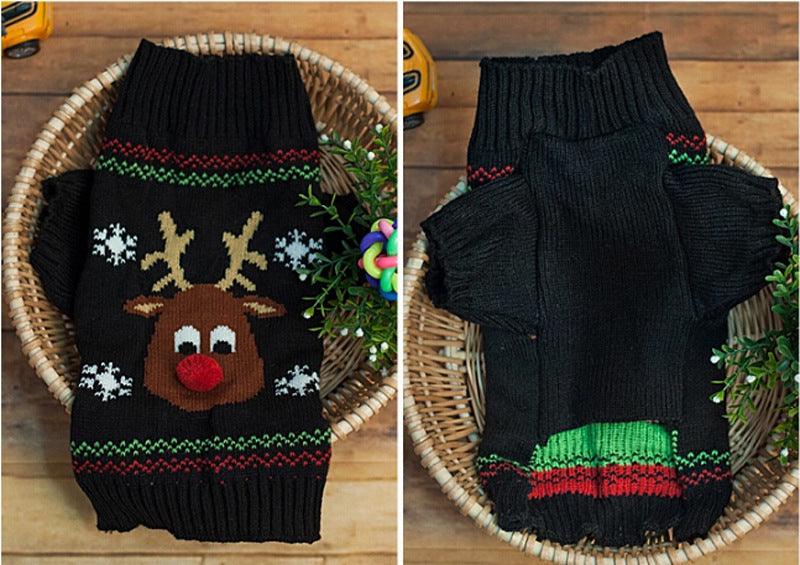 Winter Wonderland Pet Sweater: Cozy Christmas Fashion For Cats And White Diomedes