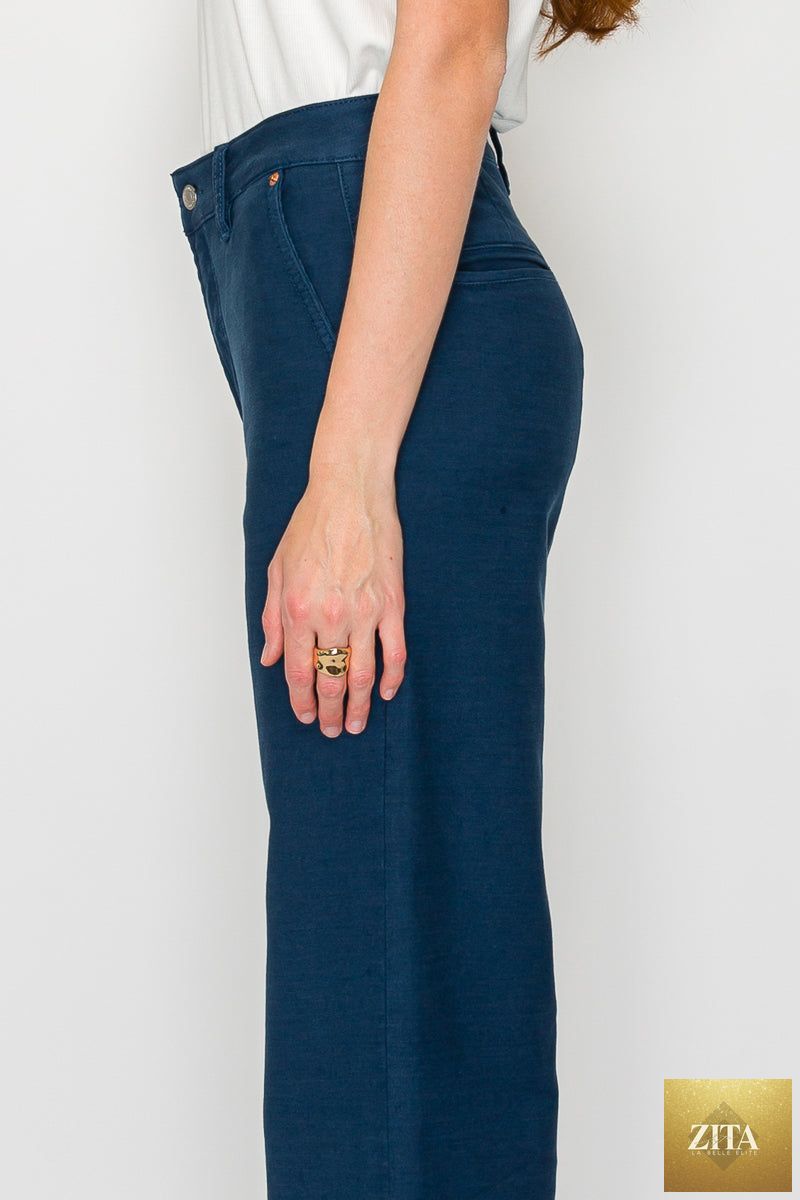 Artemis Vintage Anastasia high-rise wide flare jeans with tummy control, denim fabric, and a stylish fit visible in the image.