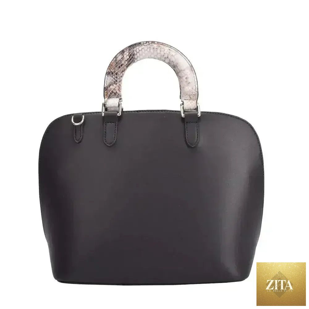 Luxurious Femstylo Maria Carla women's leather handbag with smooth leather, stylish and elegant fashion accessory.