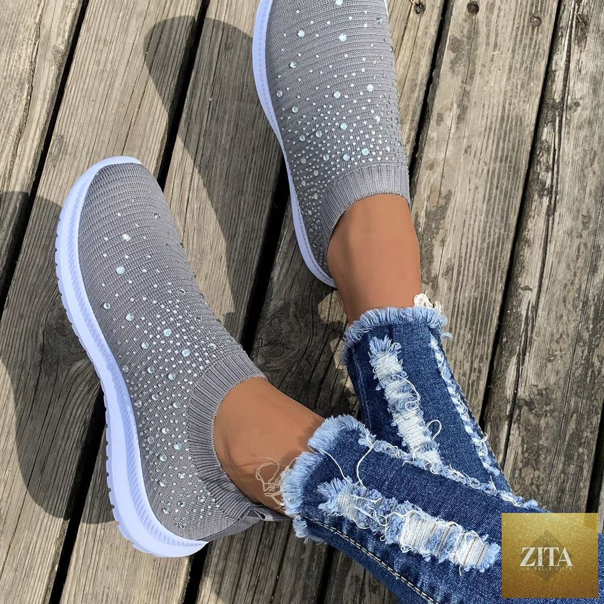 Women's color block mesh platform sneakers by Trendy Attic Store01 with breathable design and stylish look.