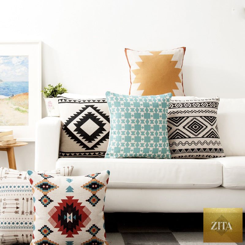Personalized sofa cushion by My Store, soft fabric car cushion with custom embroidery, perfect for home or travel seating.