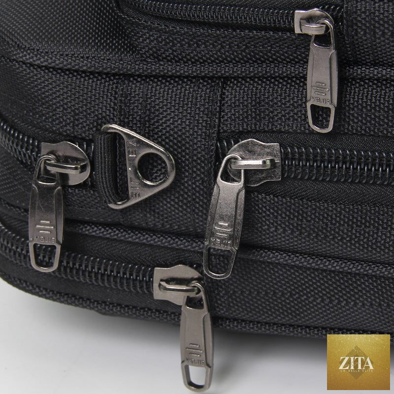 Waterproof large capacity travel bag by Social Buzz eSIMs, showing sturdy design and spacious interior for travel essentials.