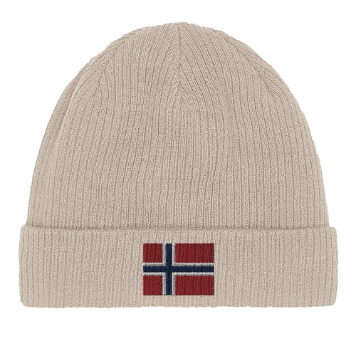 Bonnet en coton Drapeau du Svalbard et de Jan Mayen Amethyst Clover