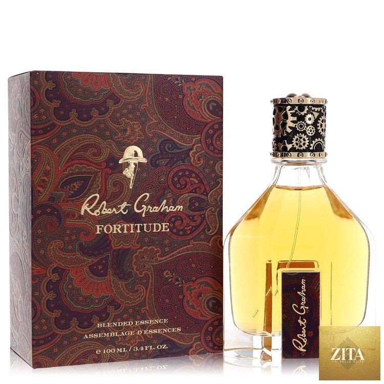 Robert Graham Fortitude men's fragrance by Robert Graham in a 3.4 oz bottle, featuring a blended essence scent.